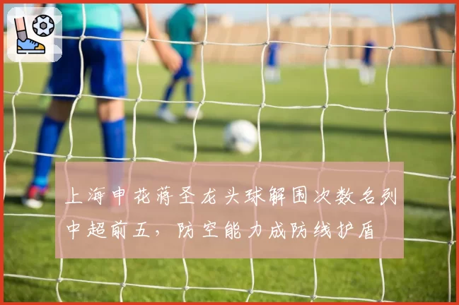 上海申花蒋圣龙头球解围次数名列中超前五,防空能力成防线护盾